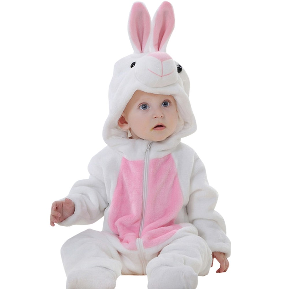 Bunny Onesie Baby Nweborn Halloween Rabbit Costume Outfit - Luckyonesie.com